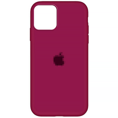 Чехол Silicone Case для iPhone 15 Plus Full (№36 Rose Red)