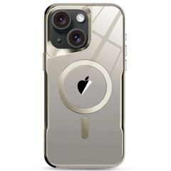 Чехол для iPhone 15 Metallic Shell with MagSafe, Titanium