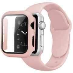 Комплект Silicone Band + Case для Apple Watch (40mm, Pink Sand)