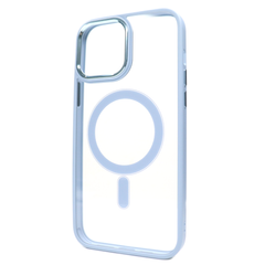 Чехол для iPhone 15 Pro Max Crystal Guard with MagSafe Sky Blue