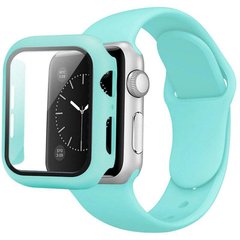 Комплект Band + Case чохол з ремінцем для Apple Watch (44mm, Ice Blue )