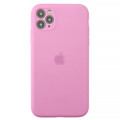 Чехол Silicone Case FULL CAMERA (для iPhone 11 Pro, Pink)