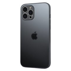 Чохол скляний матовий AG Glass Case для iPhone 12 Pro Max із захистом камери Gray