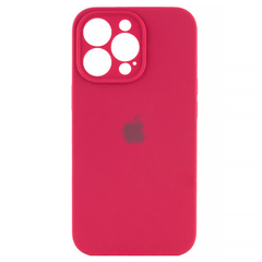 Чехол Silicone Сase для iPhone 15 Pro Full Camera №36 Rose Red