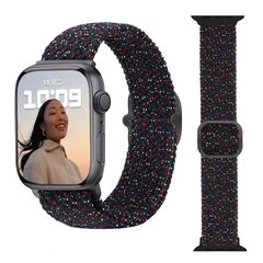 Регулируемый монобраслет на Apple Watch Braided Solo Loop (Star Black, 42/44/45/49mm)