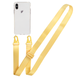 Прозрачный чехол для iPhone Xs Max c ремешком Crossbody Yellow