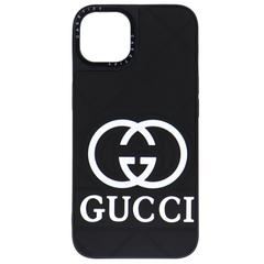 Чохол силіконовий CaseTify Gucci на iPhone 14 Pro Max Black