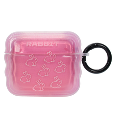 Чехол для AirPods PRO Print Case Rabbit Pink