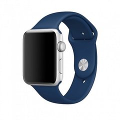 Силіконовий ремінець на Apple Watch (38mm, 40mm, 41mm, №20 Cobalt Blue, S)