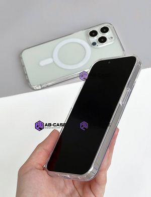 Чехол прозрачный Clear Case with MagSafe (для iPhone XS MAX)