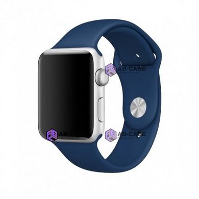 Силиконовый ремешок для Apple Watch (38mm, 40mm, 41mm, №20 Cobalt Blue, S)