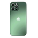 Чехол стеклянный матовый AG Glass Case для iPhone 12 Pro Max с защитой камеры Green 1