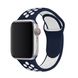 Ремешок силиконовый Nike Sport Band для Apple Watch 42|44|45|49mm Blue-White