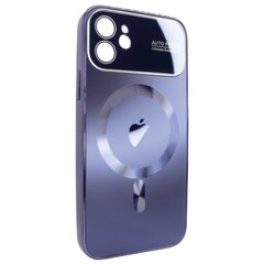 Чехол для iPhone 11 матовый NEW PC Slim with MagSafe case с защитой камеры Deep Purple