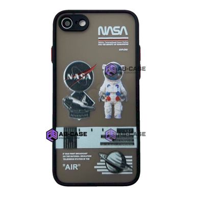 Чехол GENERATION NASA для iPhone (Nasa Black (смотрит прямо), iPhone 7/8/SE2)