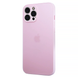 Чехол стеклянный матовый AG Glass Case для iPhone 12 Pro Max с защитой камеры Pink 1