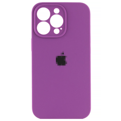 Чехол Silicone Сase для iPhone 15 Pro Full Camera №45 Purple