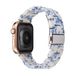 Янтарный Ремешок для Apple Watch (38mm, 40mm, 41mm, Blue-White)