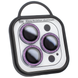 Защитные линзы для камеры iPhone 14 Pro Max Metal Diamonds Lens блестящие Deep Purple 1