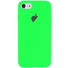 Чехол Silicone Case для iPhone 7/8 FULL (№66 Neon Green)