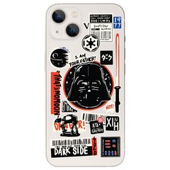 Чехол прозрачный Print Darth Vader (Star Wars) для iPhone 15 Plus
