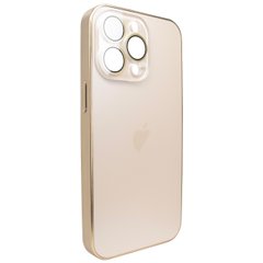 Чехол для iPhone 13 Pro Max матовый AG Titanium Case Golden