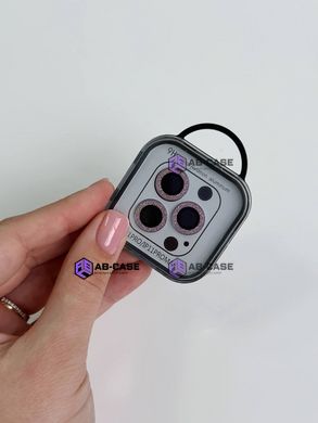 Защитные линзы для камеры iPhone 11 Pro Metal Diamonds Lens блестящие Silver