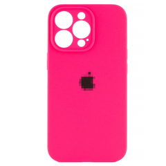 Чехол Silicone Сase для iPhone 15 Pro Full Camera №47 Hot Pink
