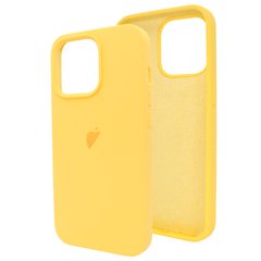 Чехол для iPhone 15 Pro Silicone Case Full №55 Canary Yellow
