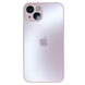 Чехол стеклянный AG Glass with Magsafe для iPhone 14 с защитой камеры Pink 1