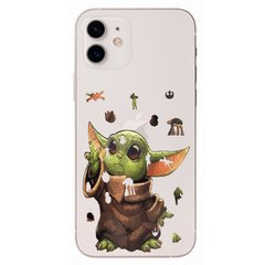 Чохол прозорий Print Yoda (Star Wars) на iPhone 12 mini