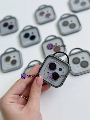 Защитные линзы на камеру iPhone 14 Metal Glass Lenses Light Purple