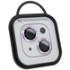 Защитные линзы на камеру iPhone 14 Metal Glass Lenses Light Purple