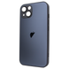 Чехол стеклянный для iPhone 13 матовый AG Glass Case с защитой камеры Gray 1