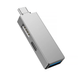 Переходник Wiwu 3 in 1 (USB-C to USB3.0 | USB2.0 | USB-C 60w) для MacBook Hub докстаниця T02 Pro Gray 2