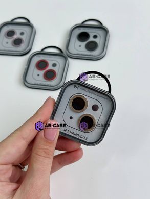 Защитные линзы для камеры iPhone 13 Metal Diamonds Lens блестящие Gold