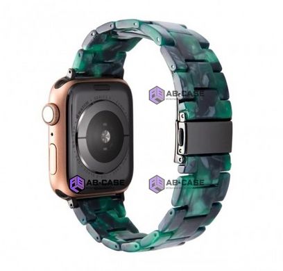 Янтарный Ремешок для Apple Watch (38mm, 40mm, 41mm, Emerald)