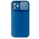 Чехол Silicone with Logo hide camera, для iPhone 12 (Cobalt Blue) 1