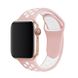 Ремешок силиконовый Nike Sport Band для Apple Watch 42|44|45|49mm Pink-White