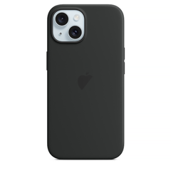 Чехол для iPhone 15 Plus Silicone Case With MagSafe Black