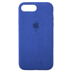 Чехол Alcantara FULL для iPhone (iPhone 7/8 PLUS, Midnighte Blue)