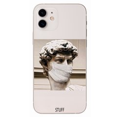 Чехол прозрачный Print Statue in a mask для iPhone 12 mini