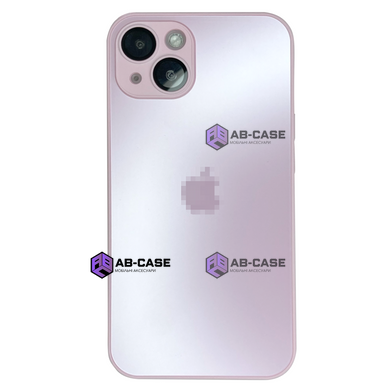 Чехол стеклянный матовый AG Glass Case для iPhone 13 с защитой камеры Pink