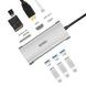 Переходник Wiwu 7 in 1 (USB-C to HDMI | 3xUSB | SD | USB-C 100w) A731 HP Hub докстанция Gray 1