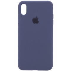 Чехол Silicone Case для iPhone Xs Max FULL (№8 Midnight Blue)