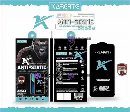 Защитное стекло Karerte для iPhone 12 | 12 Pro Anti-Static
