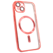 Чехол Shining with MagSafe для iPhone 13 с защитными линзами на камеру Red