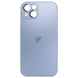 Чехол стеклянный для iPhone 13 матовый AG Glass Case с защитой камеры Sierra Blue 1