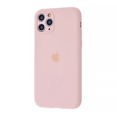 Чехол Silicone Case FULL CAMERA (для iPhone 11 Pro, Pink Sand)