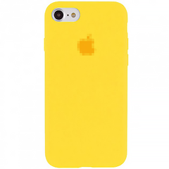 Чехол Silicone Case для iPhone 7/8 FULL (№4 Yellow)